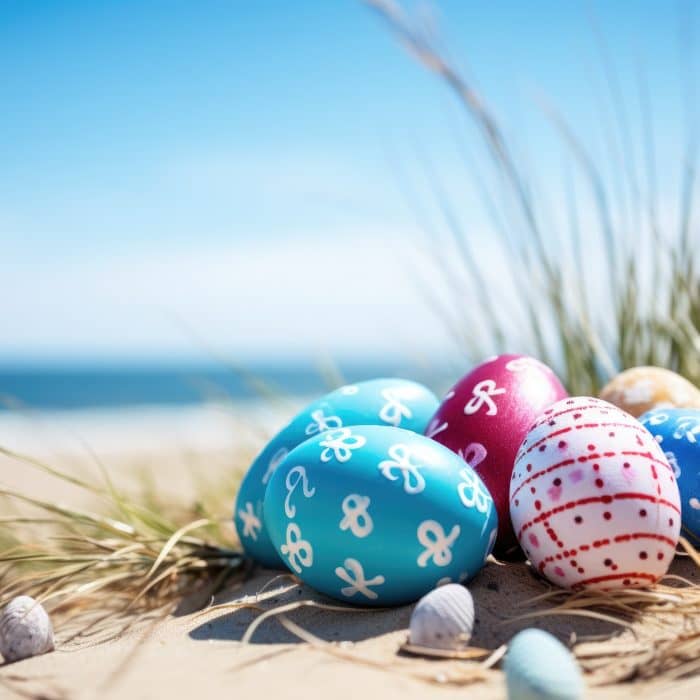 Image of Easter egg in design art